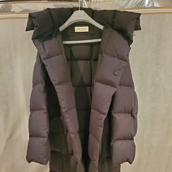 DRIES VAN NOTEN Quilted Cotton Down Coat - Picture 7 of 8